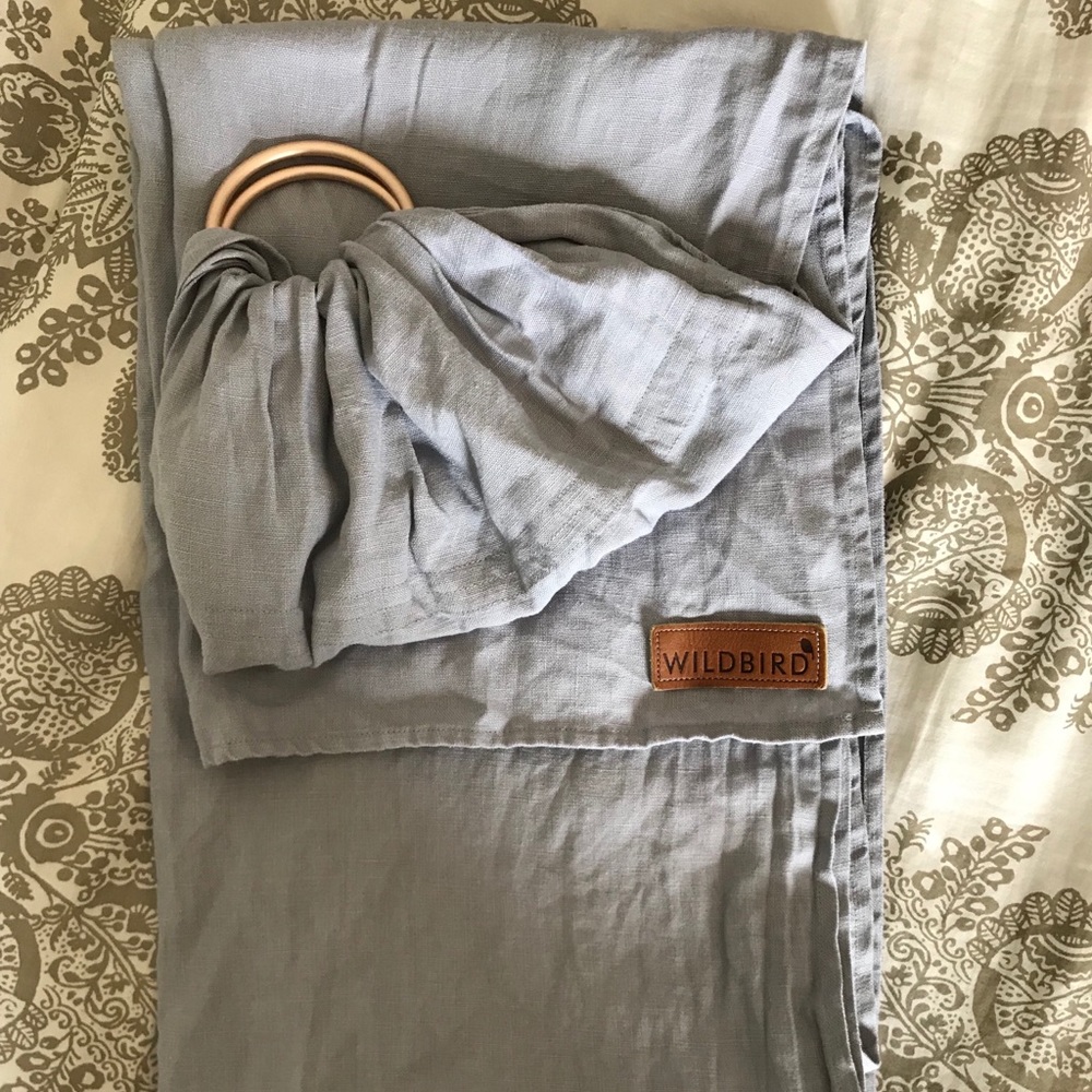 Wildbird Baby Sling: Single Owl Rose Gold Rings